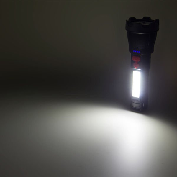 PT 6105 USB Şarjlı El Feneri 3W LEDLİ