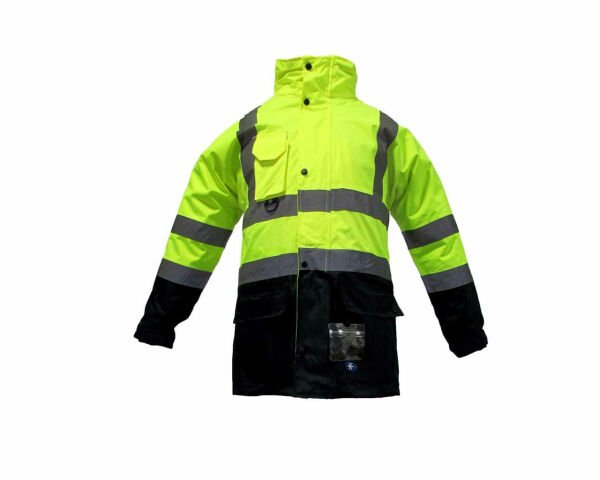 JUNIOR JN1003 (XXL) 5+1 İçi Çıkmalı Oxford Fosforlu Parka