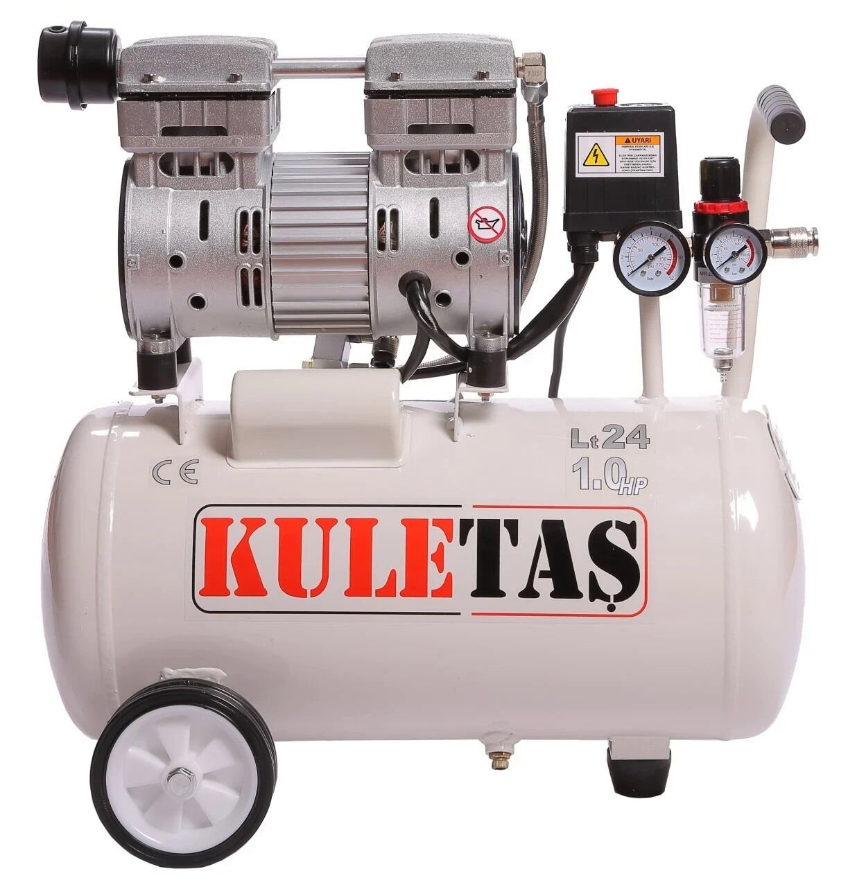 KULETAŞ SESSİZ HAVA KOMPRESÖRÜ 24  LİTRE 1HP