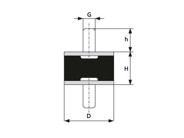 A Tip Lastik Takoz Pullu 100x100