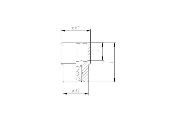 1119 Altı Köşe Lokma Anahtar 3/4'' 32 mm