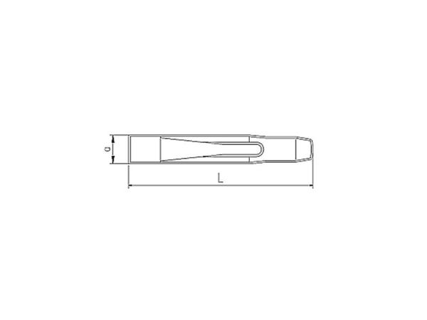 5500 Düz Keski 175 mm