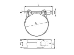 Ağır Tip Hortum Kelepçesi 29-31 mm