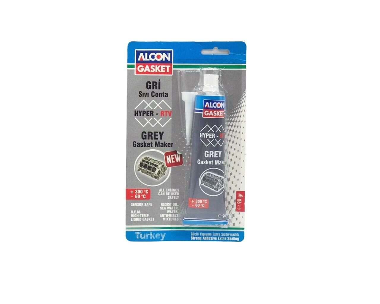 Alcon Hyper-RTV Nötr Sıvı Conta  M-3308 Gri 90 gr