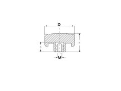 Kelebek Sap Dişi 40x29 mm M6