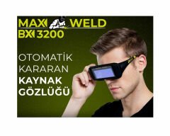 MAXİWELD BX-3200 Otomatik Kararan Kaynak Gözlüğü