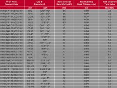 Delikli Bant Sac Hortum Kelepçesi 115-135 mm