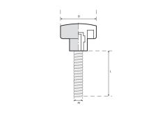 Kelebek Sap Erkek 63x38 mm M8