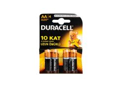 Duracell Alkalin AA Kalem Pil 4'lü Paket