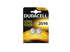 Duracell CR 2016 Lityum Düğme Pil 3 Volt 2'li Paket
