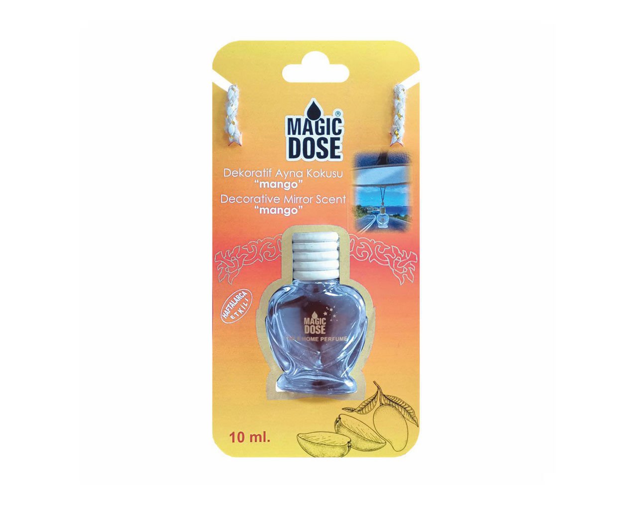 Autokit Magic Dose Dekoratif Ayna Kokusu Mango 10ml