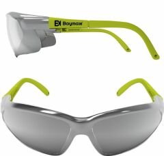 BAYMAX S-900 Curved Koruyucu Gözlük Gümüş Aynalı