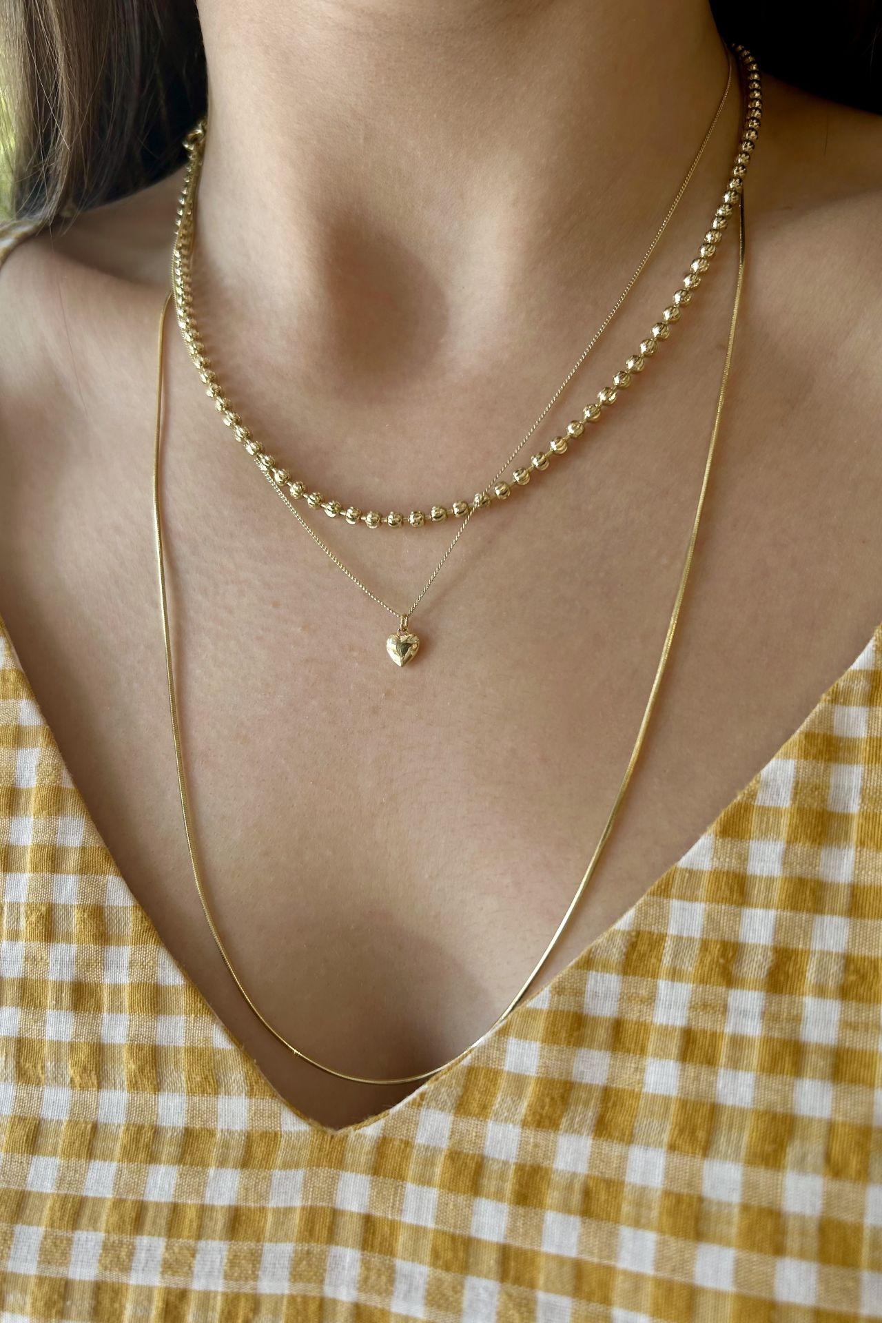 VIP İnce Yılan Sırtı Kolye 60 cm 14K