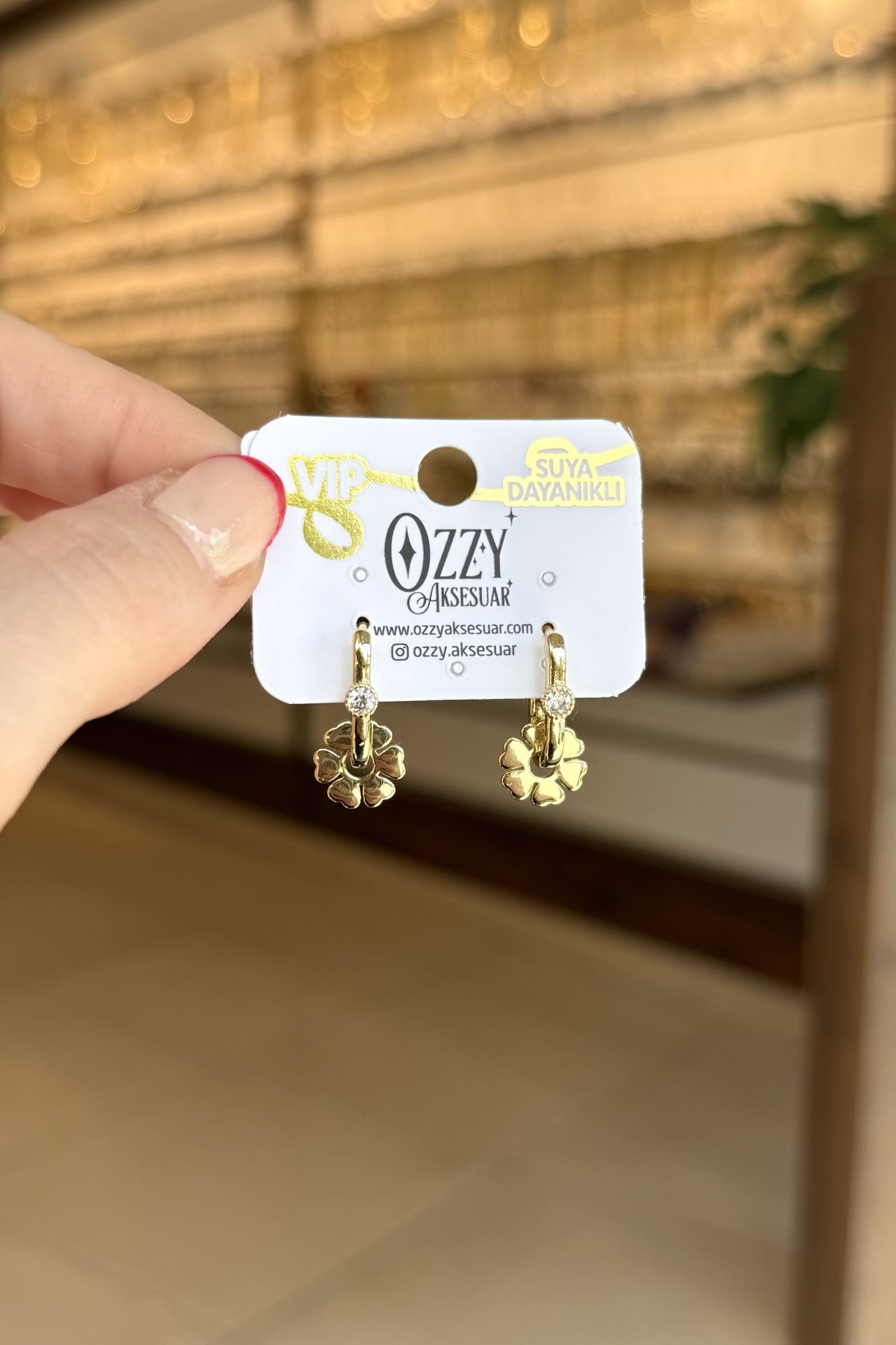 VIP Pırpır Göçmen Küpe 14K