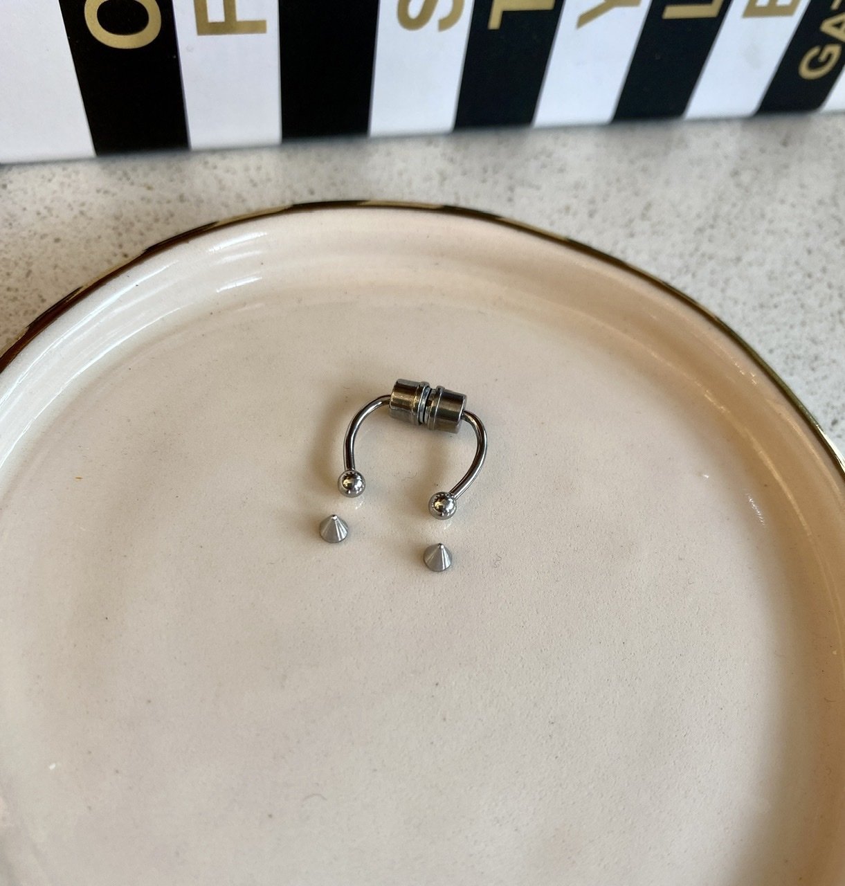 Mıknatıslı Septum Piercing Yedek Uçlu