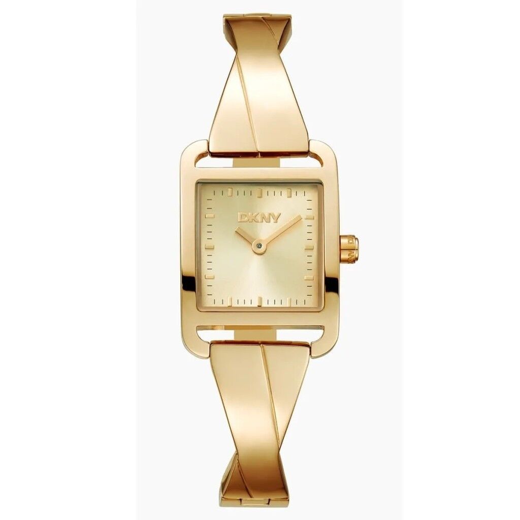 DKNY DK1L005M0145 ALTIN KAPLAMA DİKDÖRTGEN KADIN KOL SAATİ