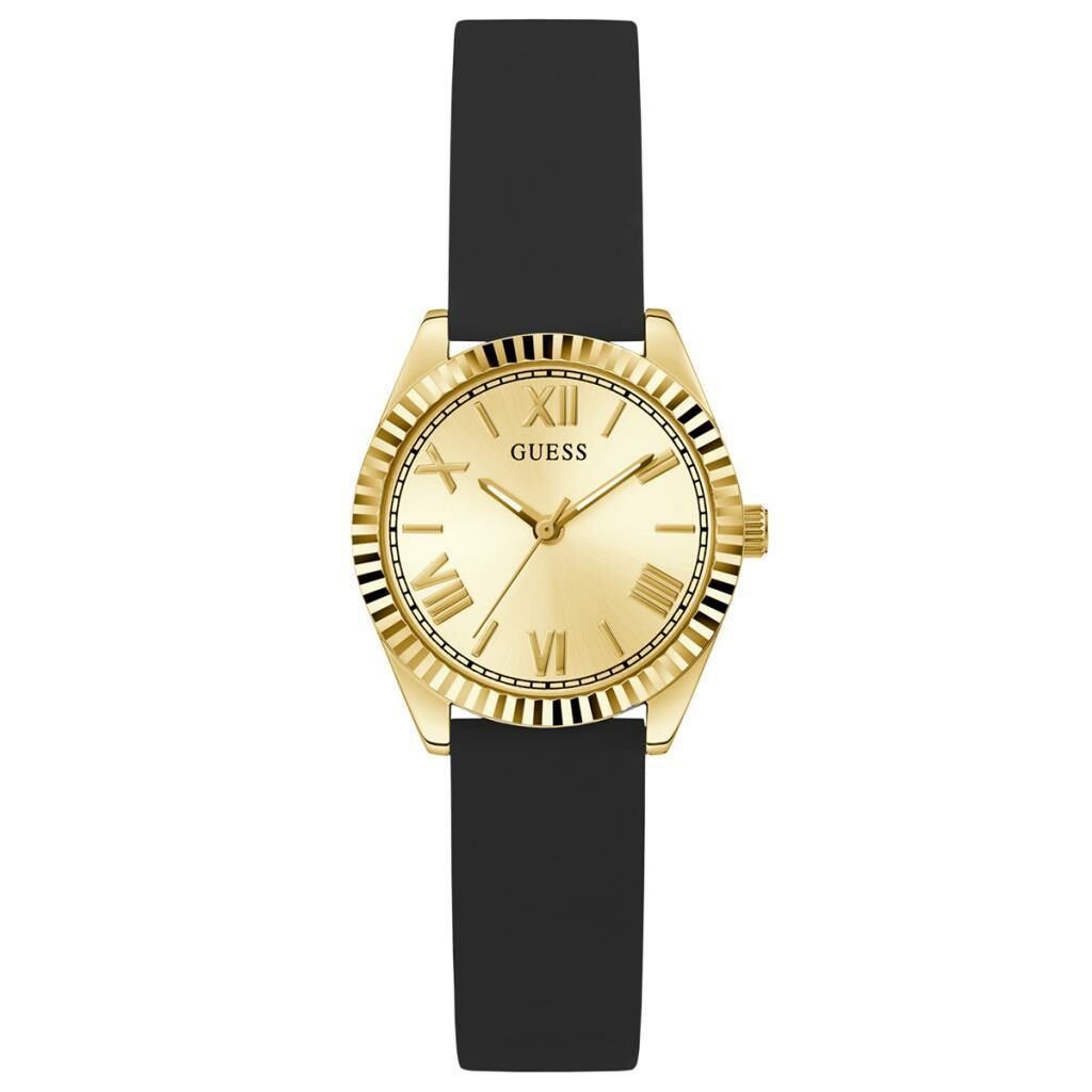 GUESS GUGW0724L2 SİYAH SİLİKON KORDON KADIN KOL SAATİ