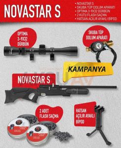 Hatsan Nova Star S Combo PCP Havalı Tüfek