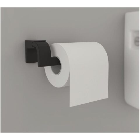Tema Premium Serisi Banyo Wc Tuvalet Kağıtlığı Mat Siyah