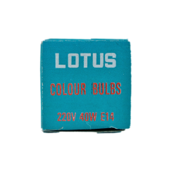 Lotus 40W 220-240V 3000K E14 G45 Buzlu Cam Halojen Top Ampul