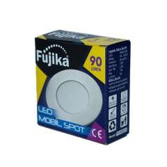 Fujika 1W 220V 6500K Sıva Altı Led Spot