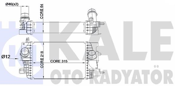 OPEL MERİVA B TURBO RADYATÖRÜ,1302140