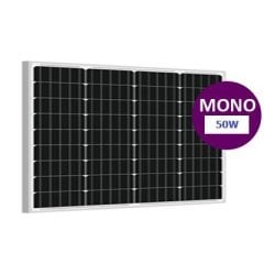 50W MONOKRİSTAL GÜNEŞ PANELİ