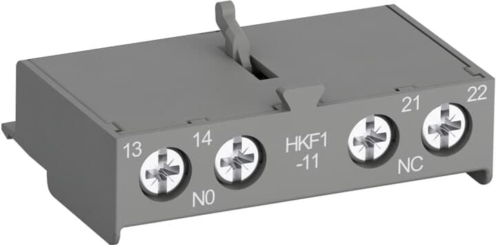 HKF1-11  Yardımcı kontak bloğu (MS116, MS132, MO132 ve MS165 serisi için aksesuarlar)