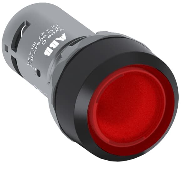 CP1-13R-01 - Düz kafalı ışıklı buton