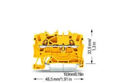 2001-1206 1,5mm² Sarı Ray Klemens