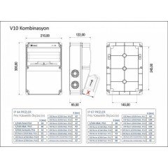 Bemis 85mm x 85mm x 50mm Geçme Kapak BB2-0341-0003