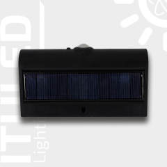 Solar LED Güneş Enerjili Dış Cephe Aydınlatma 12W Işık ve Hareket Sensörlü ITU10102