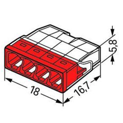 2273-204 4x2.5 mm2 Buat  Klemensi