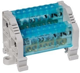 2 Kutuplu Dağıtıcı Ünite 9x6,5mm² 7 Delikli 80A