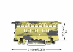 221-500/000-053 Montaj taşıyıcısı; 221 Serisi - 4 mm²