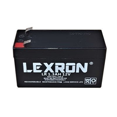 1.3Ah 12v LEXRON KURU TİP AKÜ