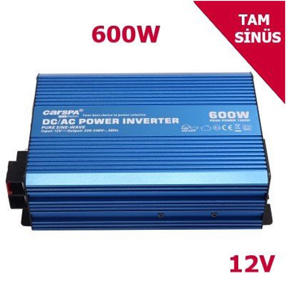 600W-12V TAM SİNÜS İNVERTER