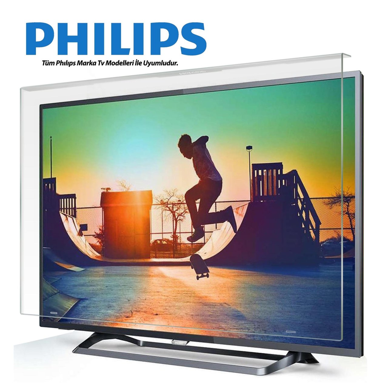Philips 49PUS7503 Uyumlu TV Ekran Koruyucu