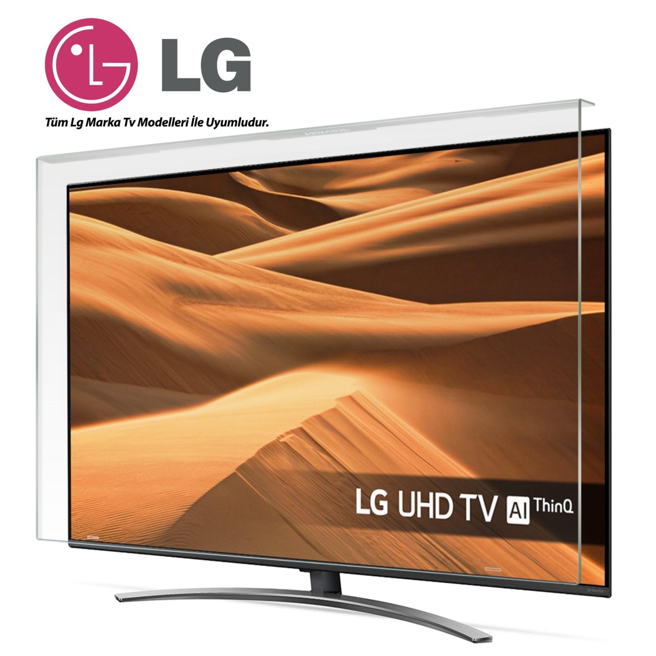 LG 55LF650V Uyumlu TV Ekran Koruyucu