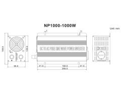 SOLARTRONİCS 1000 WATT 12 VOLT TAM SİNÜS İNVERTER