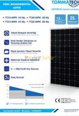 Tommatech 325W 330 Watt Monokristal Perc Güneş Paneli-Solar Panel 1.Sınıf A Class