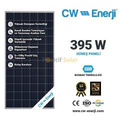 Tommatech 395W 400 Watt PERC Monokristal Güneş Paneli-Solar Panel 1.Sınıf A Class