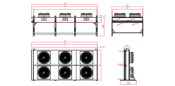 YDK 390 663 392 m² KABİNLİ KONDENSER