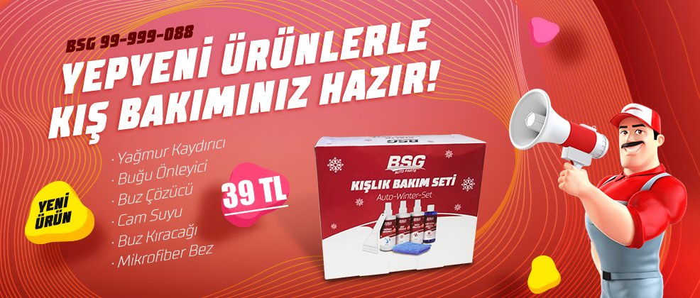 BSG Kışlık Oto Bakım 6'lı Seti