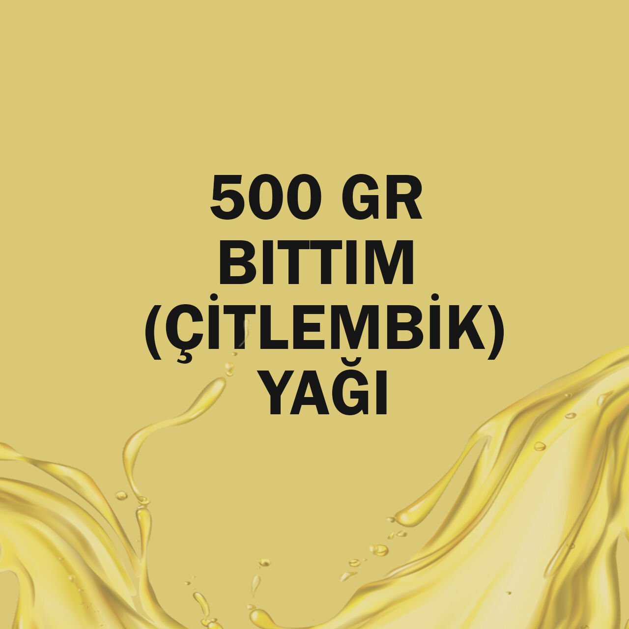 500 Ml Bıttım (Çitlembik) Yağı