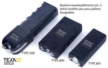 TYPE 928 Elektro Şok Cihazı, Şarjlı El Feneri Şok Aleti