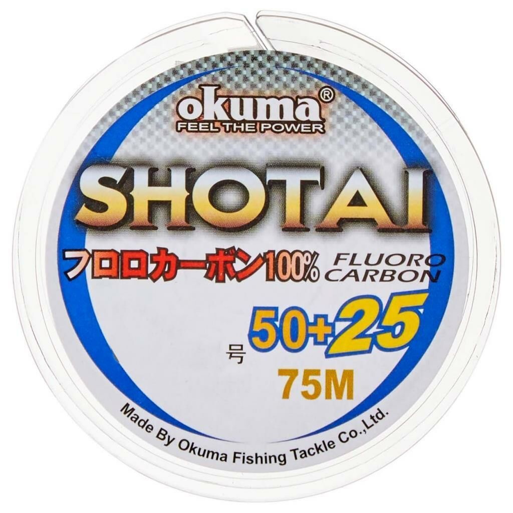 Okuma Shotai %100 Fluorocarbon Olta Misinası 75m 0,285mm