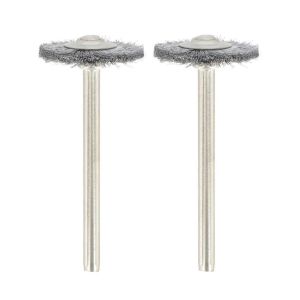 Dremel 428 Metal Yüzeyler için Tel Fırça 19 mm 2'li Paket