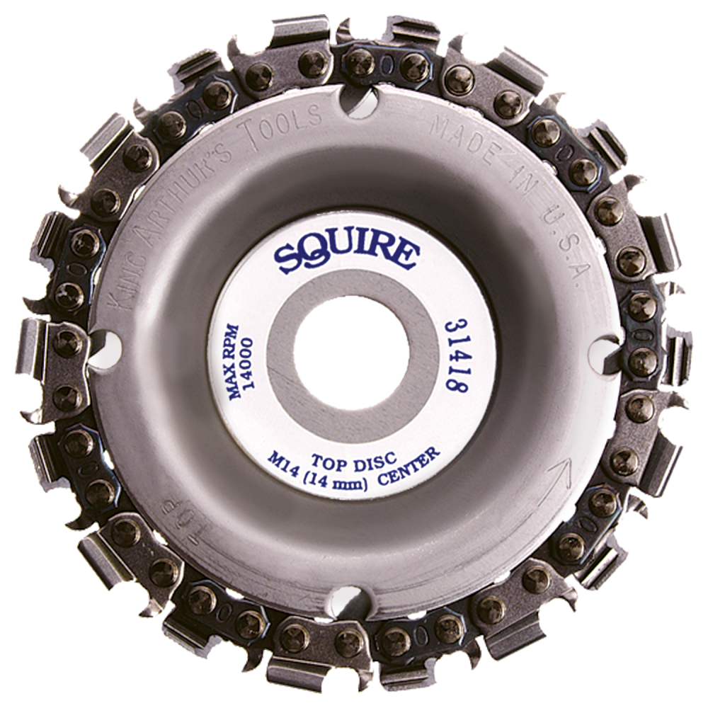 King Arthur's Tools 31418 Squire Ahşap İşleme Diski 89 mm 18 Diş