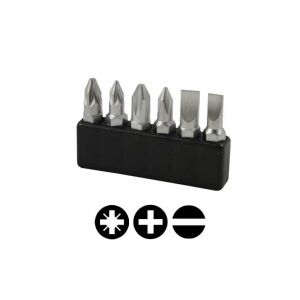 Narex 857400 1/4'' 30 mm Düz Yıldız Bits Uç Seti 6 Parça